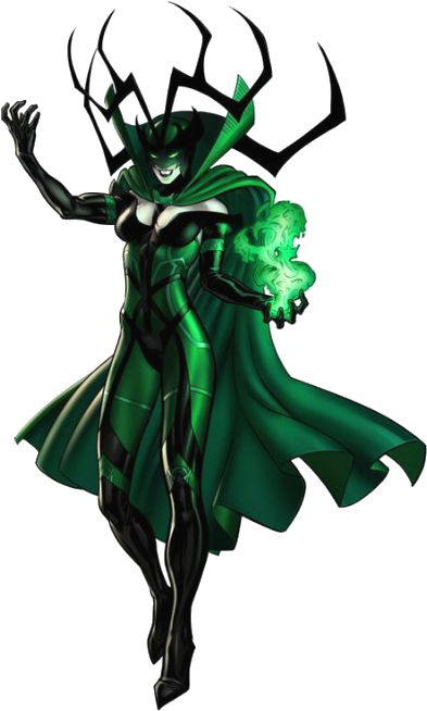 Image Result For Hela Marvel Vs Capcom - Marvel Hela (444x700), Png Download