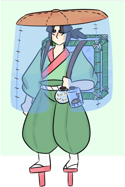 I Used To Have Like 15 Okami Ocs And Since I've Been - Cartoon (500x660), Png Download
