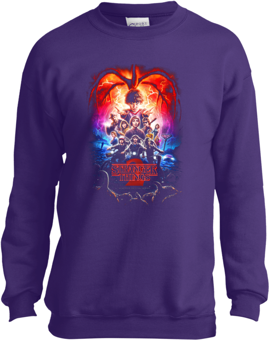 Stranger Things 2 Spooktacular Shirt, Youth, Kids - Avengers Infinity War Shirt (1155x1155), Png Download