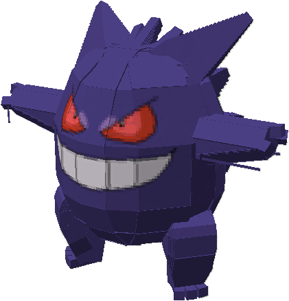 Gengar1 - Gengar (421x438), Png Download
