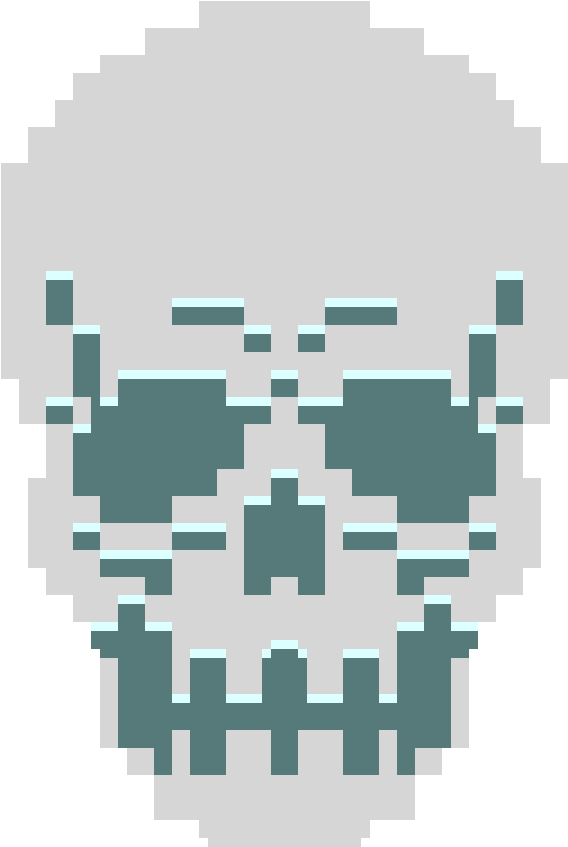 Ghastly Skull - Emoticon (1125x1125), Png Download