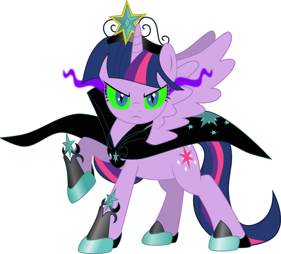 Princess Twivine Sparkle True Form By Kaylathehedgehog - My Little Pony Evil Twivine Sparkle (928x840), Png Download
