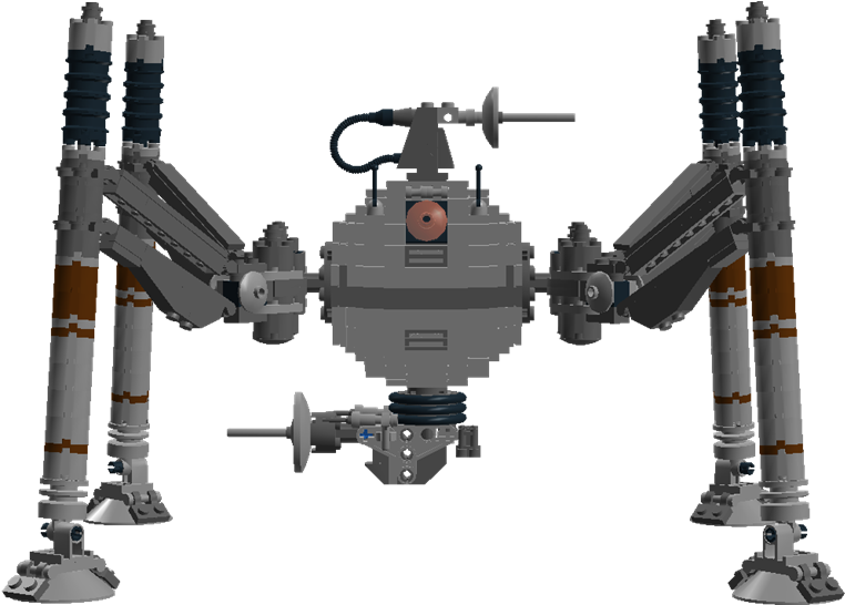 Homing Spider Droid 5 - Gun Turret (800x545), Png Download