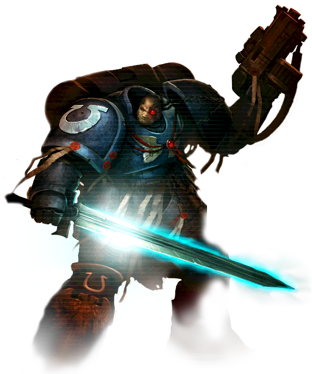 Warhammer 40k Space Marine Png (612x734), Png Download