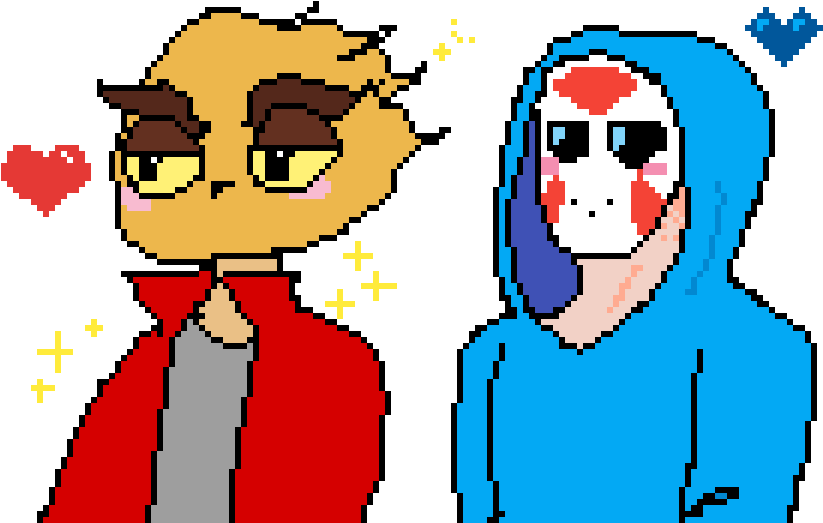 Vanoss And Del - Cartoon (1200x600), Png Download