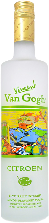 Vincent Van Gogh Dutch Chocolate Vodka - 750 Ml Bottle (600x900), Png Download