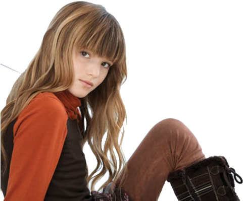 Pngs With Bella Thorne - Bella Thorne As A Kid (500x419), Png Download