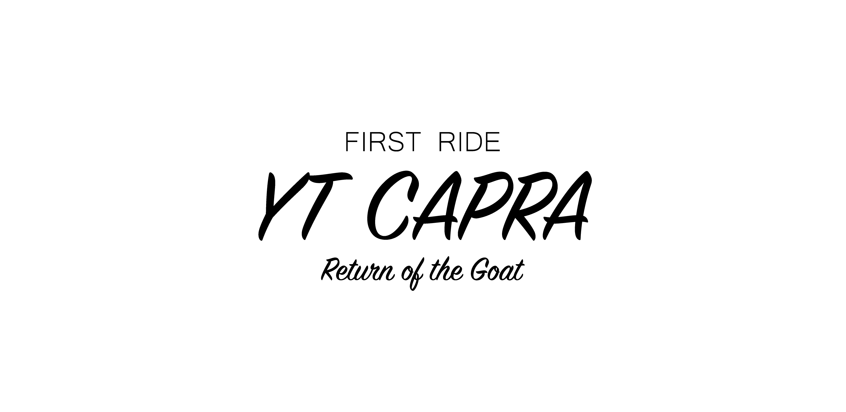 2018 Yt Capra - Calligraphy (3500x1703), Png Download