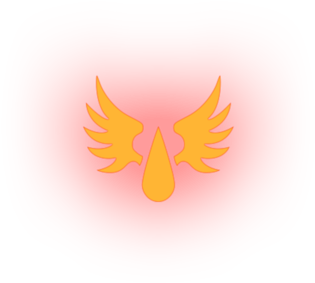 Blood Angels - Dark Angels Warhammer Logo Png (350x350), Png Download