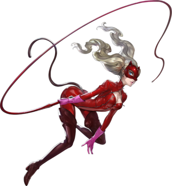 Panther Ann - Persona 5 Ann Panther (350x378), Png Download