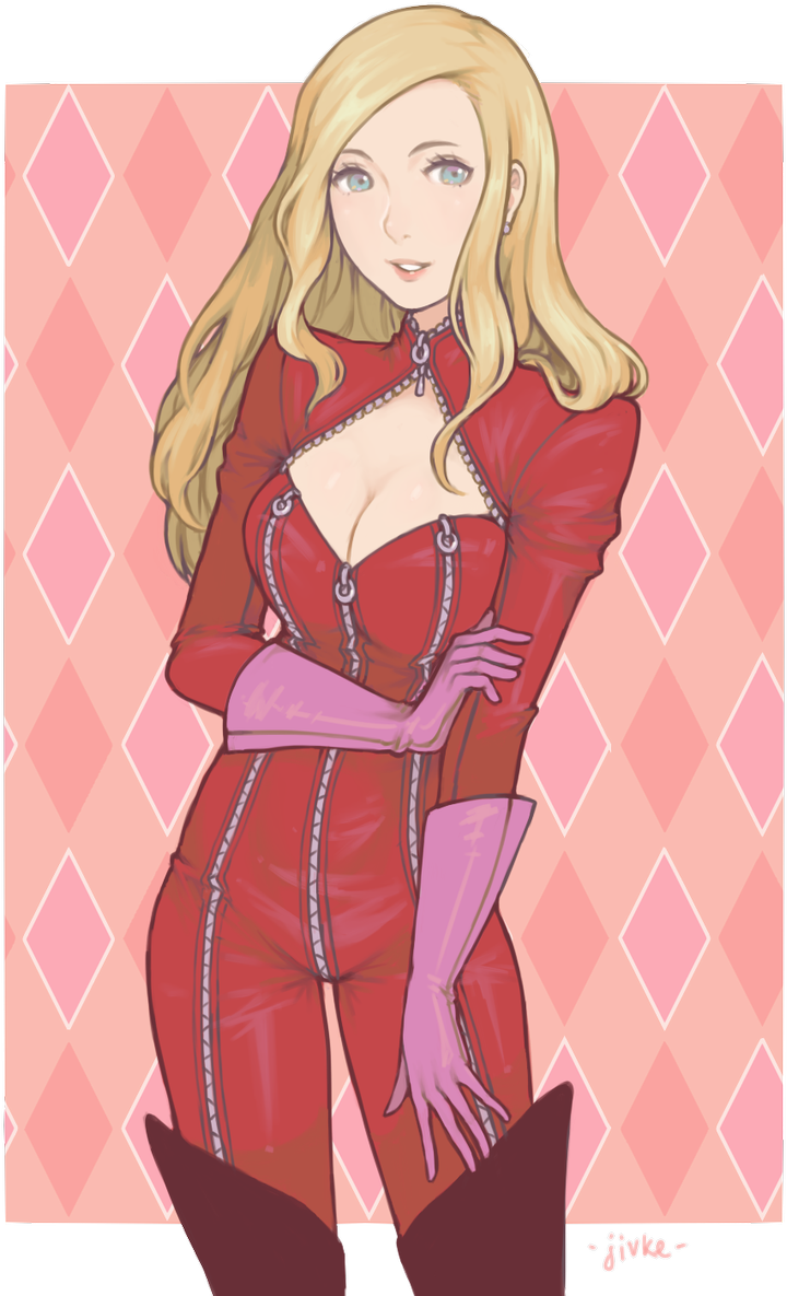Ann Takamaki Hair Down (785x1199), Png Download