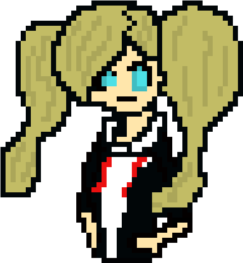 Ann Takamaki - Pixel Art (650x630), Png Download