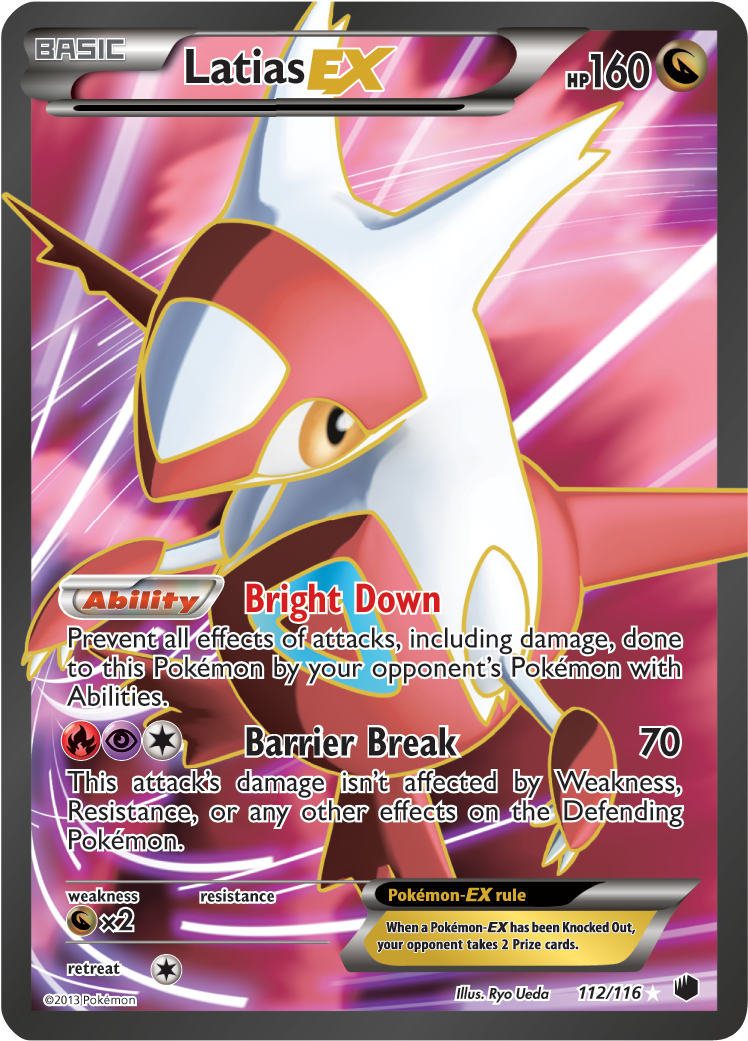 The Press Release For These Two Exciting Deoxys-related - Pokemon Cards Latias Ex (819x1114), Png Download