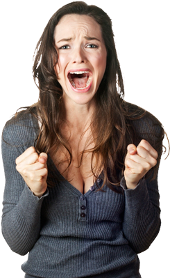 Do You Owe The Irs Money - Upset Woman (378x398), Png Download