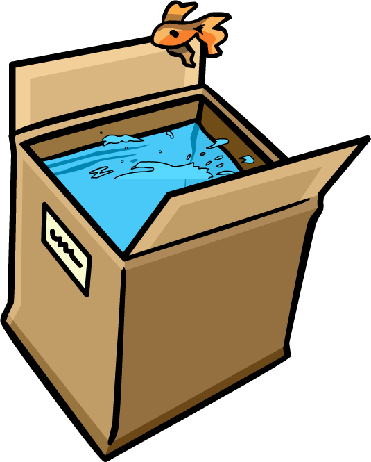 Goldfish April Fools Party - Portable Network Graphics (535x665), Png Download