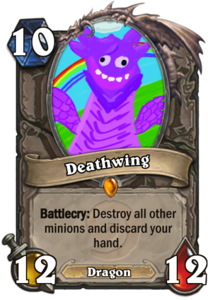 Edit Source] - Hearthstone Deathwing (300x430), Png Download