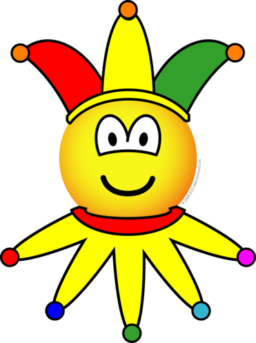 April Fools Emoticon - Emoticon (371x497), Png Download