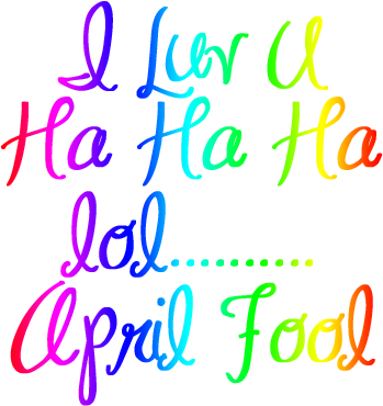 I Love You - Love You April Fool (369x395), Png Download