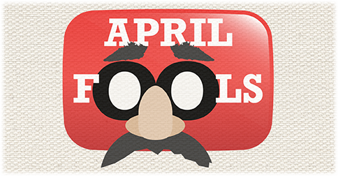 Youtube April Fools' Day - Label (484x252), Png Download