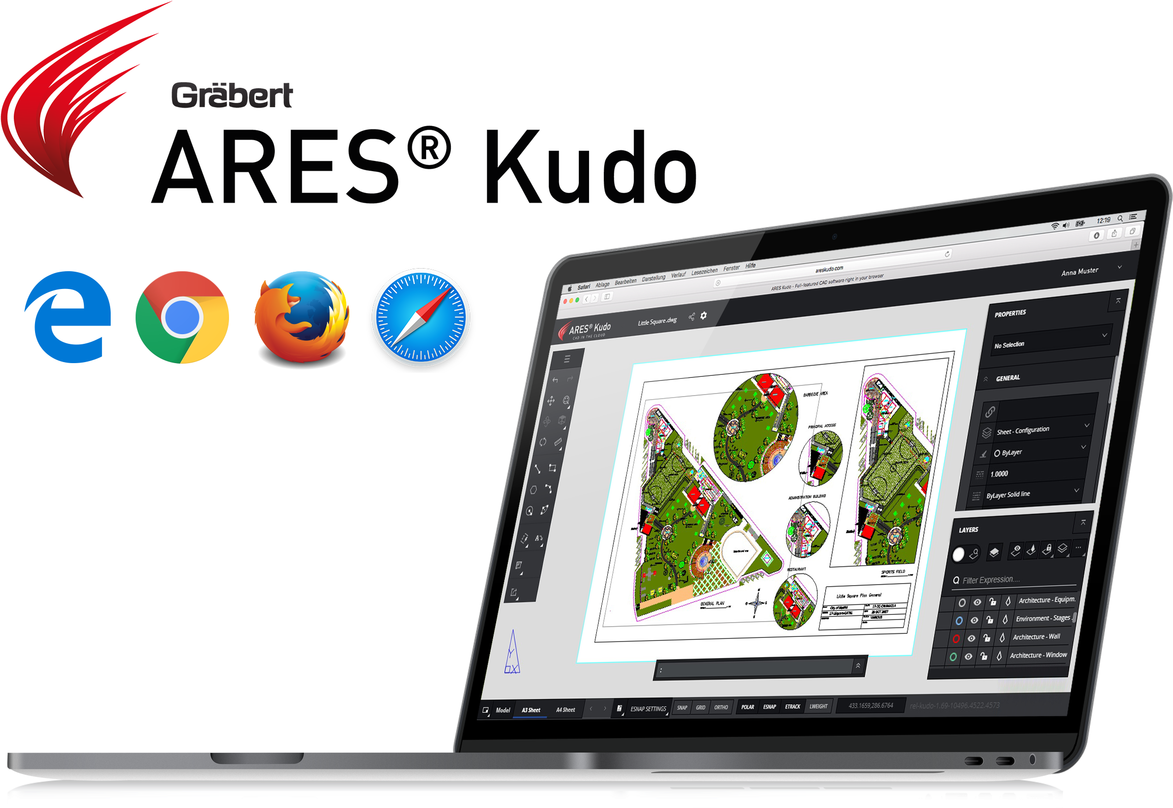 Ares Kudo Connects Them Altogether And Lets You Browse - Gadget (2480x1772), Png Download