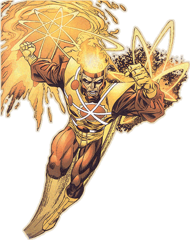 Firestorm - Radioactive Superhero (380x479), Png Download