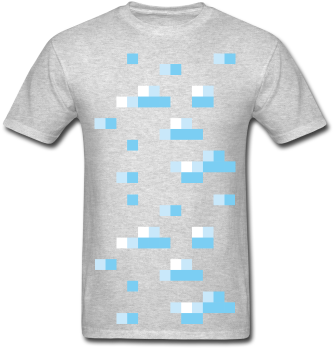 Minecraft Diamond Blocks T-shirt - Poker King T Shirt (378x378), Png Download