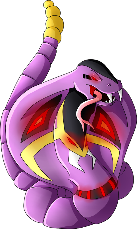 Mega Arbok Pokédex (482x800), Png Download