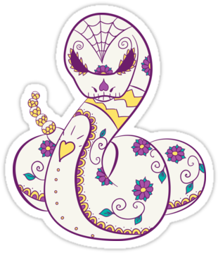 Ekans Pokemuerto - Day Of The Dead Pokemon (375x360), Png Download