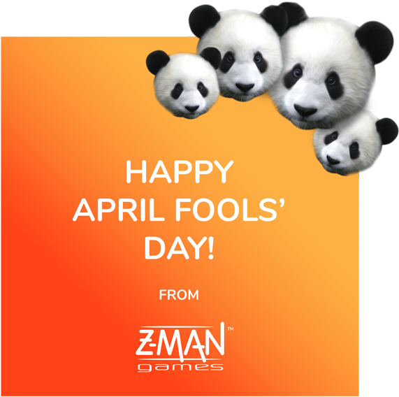 Happy April Fool's Day Z-man Fans Sadly, Pandademic - April Fool's Day (650x572), Png Download