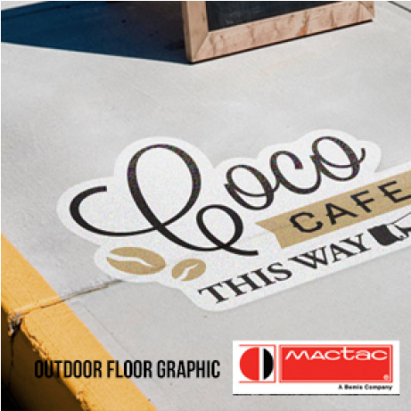Concrete Floor Vinyl Lamination (mactac Permacolor - Concrete (736x460), Png Download