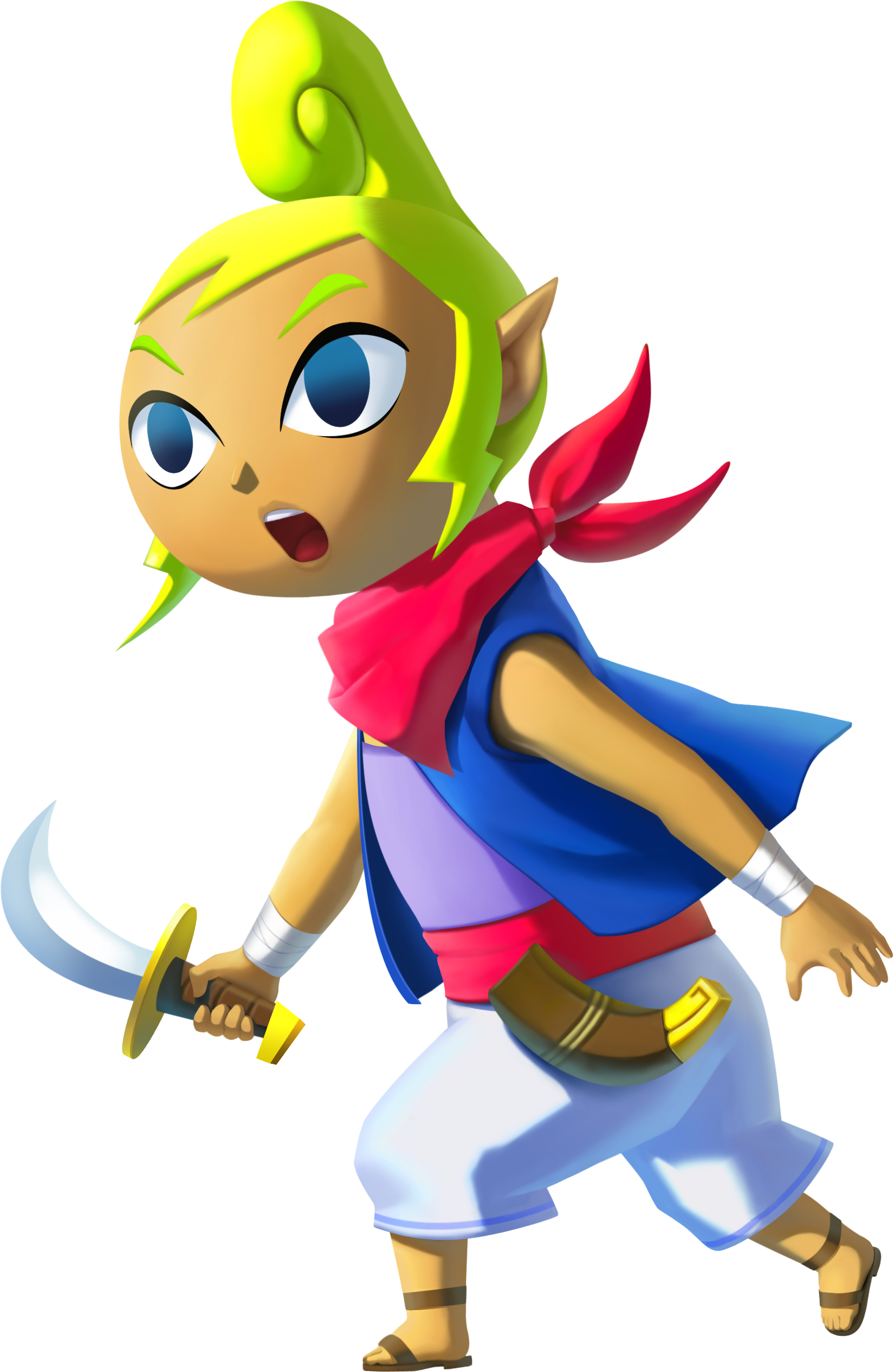 Tetra Is Brown - Tetra Wind Waker Hd (1650x2533), Png Download