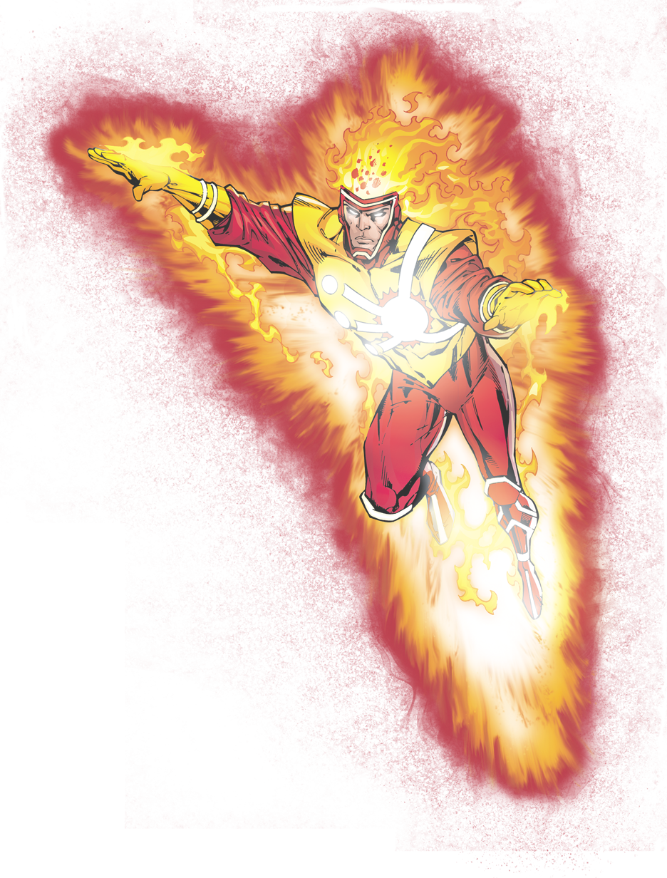Justice League Firestorm Blaze Men's Tank - Kids T-shirt: Juvenile: Justice League - Firestorm (936x1232), Png Download