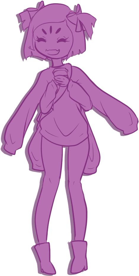 Muffet In A Sweater This Is Not A Drill - Illustration (583x1016), Png Download