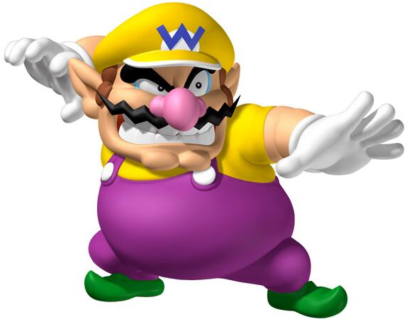 Attached Was The Following Image - Mario Wario (600x600), Png Download