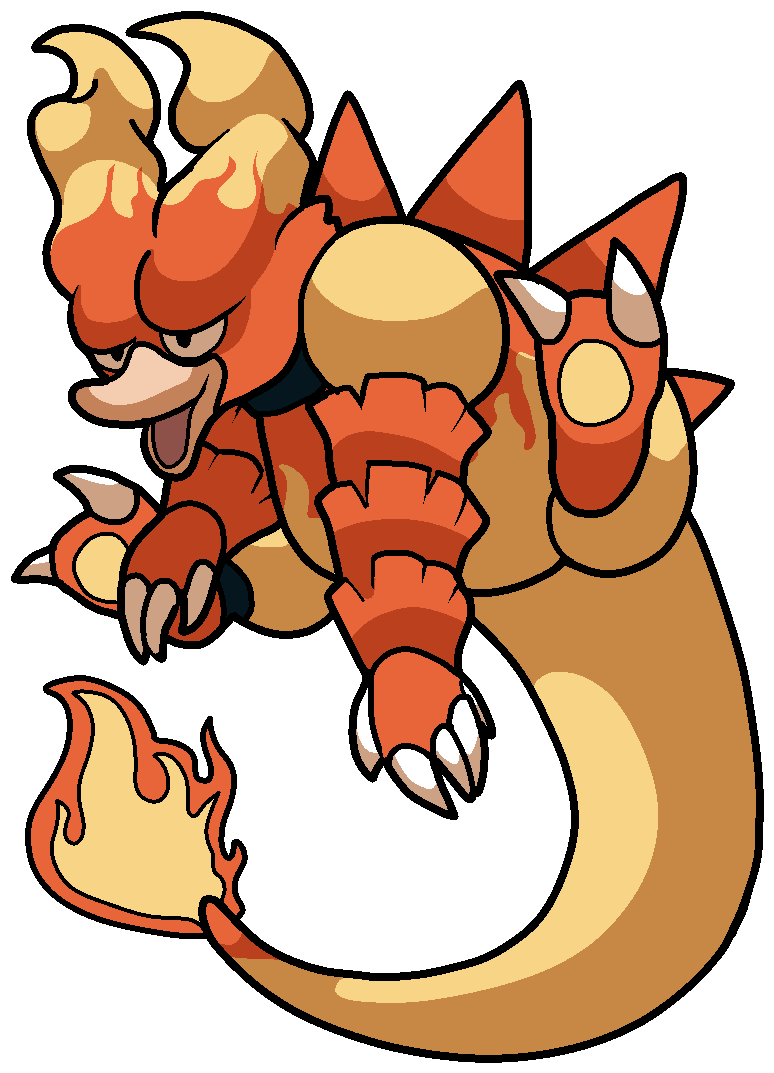 Magmar Png - Magmar (825x1131), Png Download