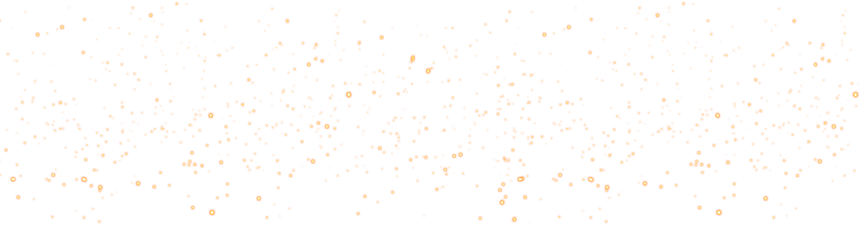 Fagulhas Png - Orange (3000x787), Png Download