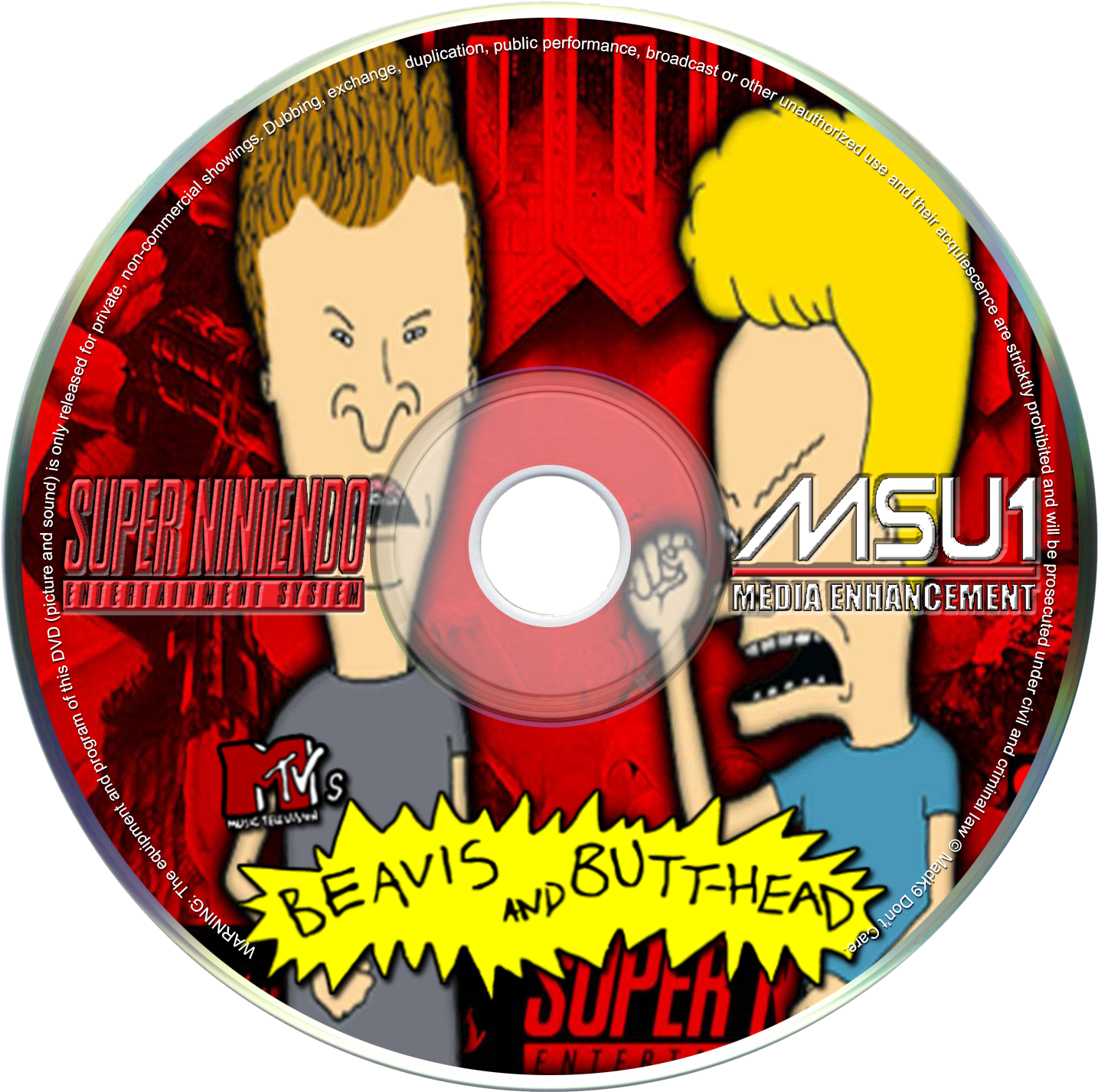 830735960 Disc Beavisandbutt-head - Portable Network Graphics (1686x1686), Png Download