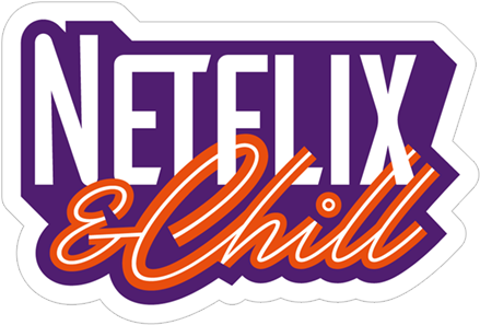 Netflix Chill - Typography (490x317), Png Download