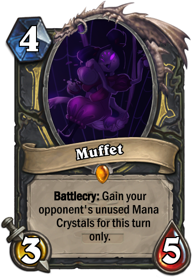 Muffet's A Spider That Stays Hidden In The Cobwebs - Tf2 Hearthstone Cards (400x573), Png Download