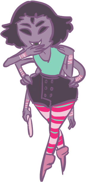 Fashionable Muffet - Cartoon (700x700), Png Download