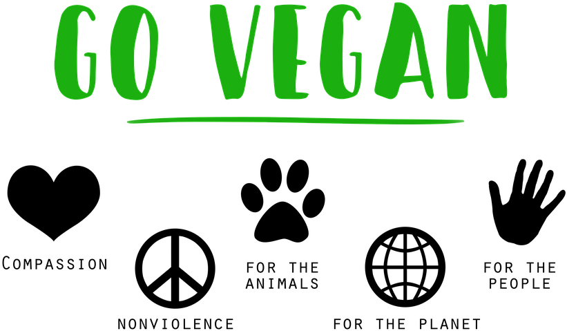 Stevie J & Stevie Wonder Are - Go Vegan (960x623), Png Download