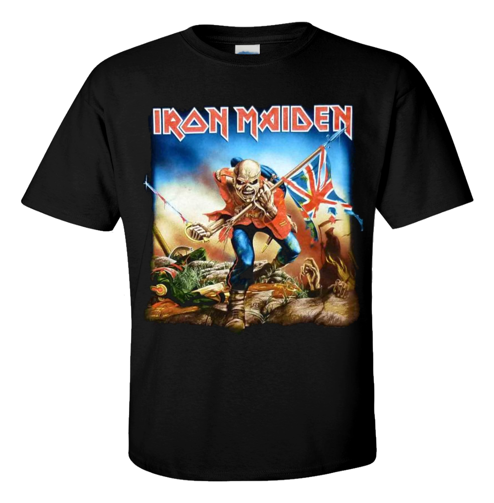 Iron Maiden Official T-shirt The Trooper New Wave Of - Iron Maiden The Trooper (1250x1250), Png Download