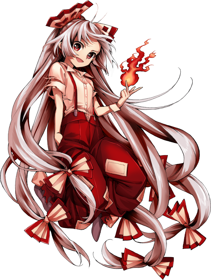 Fujiwara No Mokou Drawn By Harukawa Moe - Moe Harukawa (846x1125), Png Download