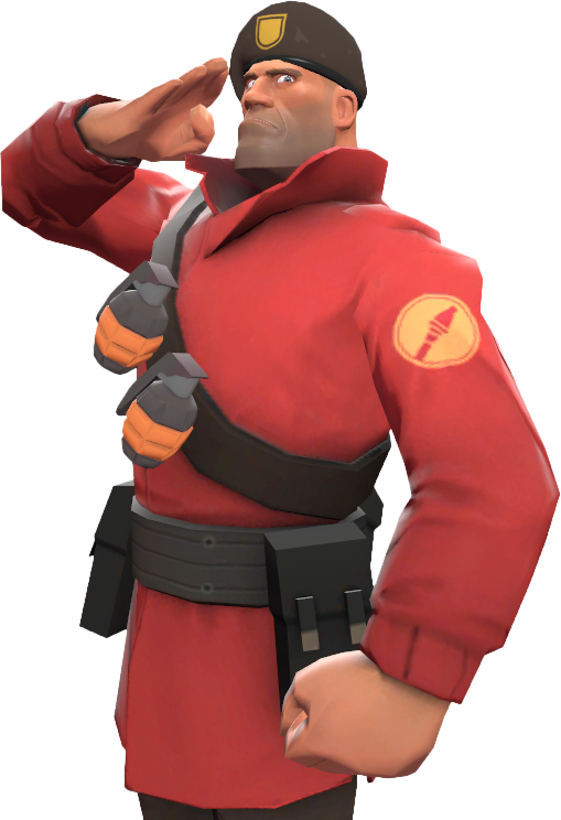 Soldier With The Bill's Hat Tf2 - Tf2 Soldier Bill's Hat (509x744), Png Download