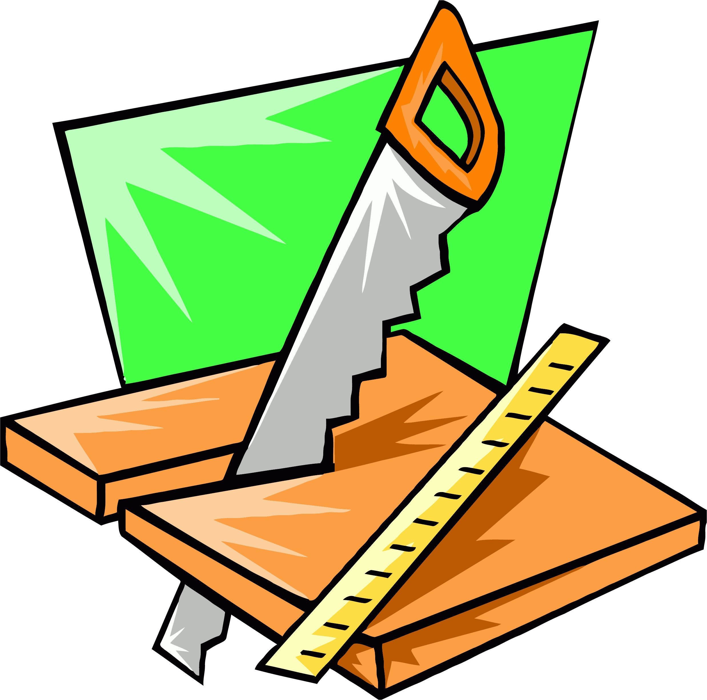 Saw Wood Working Carpenter Clipart Png - Woodworking: How To Start Your Woodworking Business (2476x2451), Png Download
