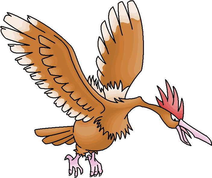 ¿moda Del Pelo Pidgeotto - Pokemon Fearow (720x604), Png Download