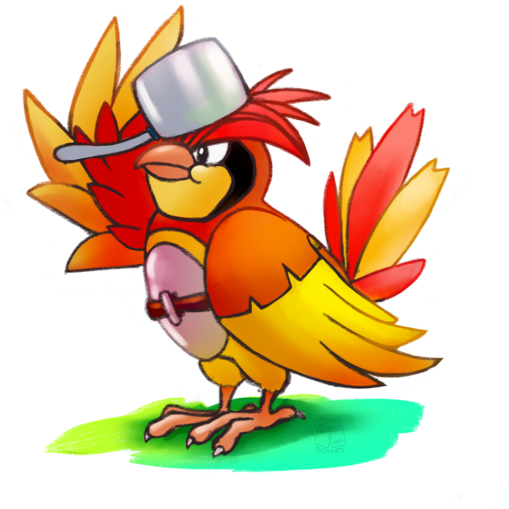 017 Pidgeotto Weasyl - Download (1024x1024), Png Download
