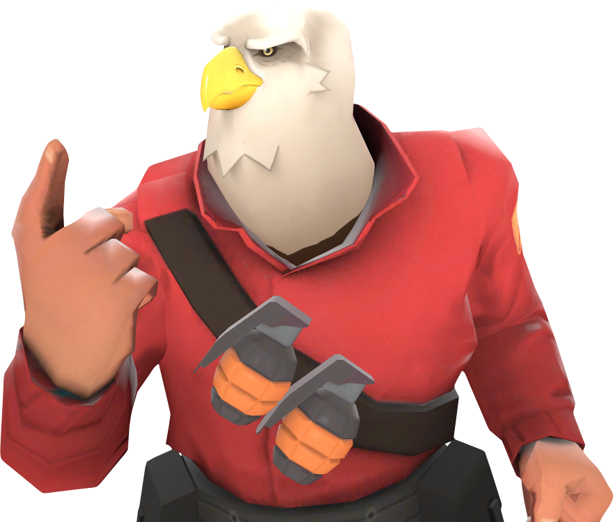 Comment Picture - Tf2 Soldier Bird (880x750), Png Download
