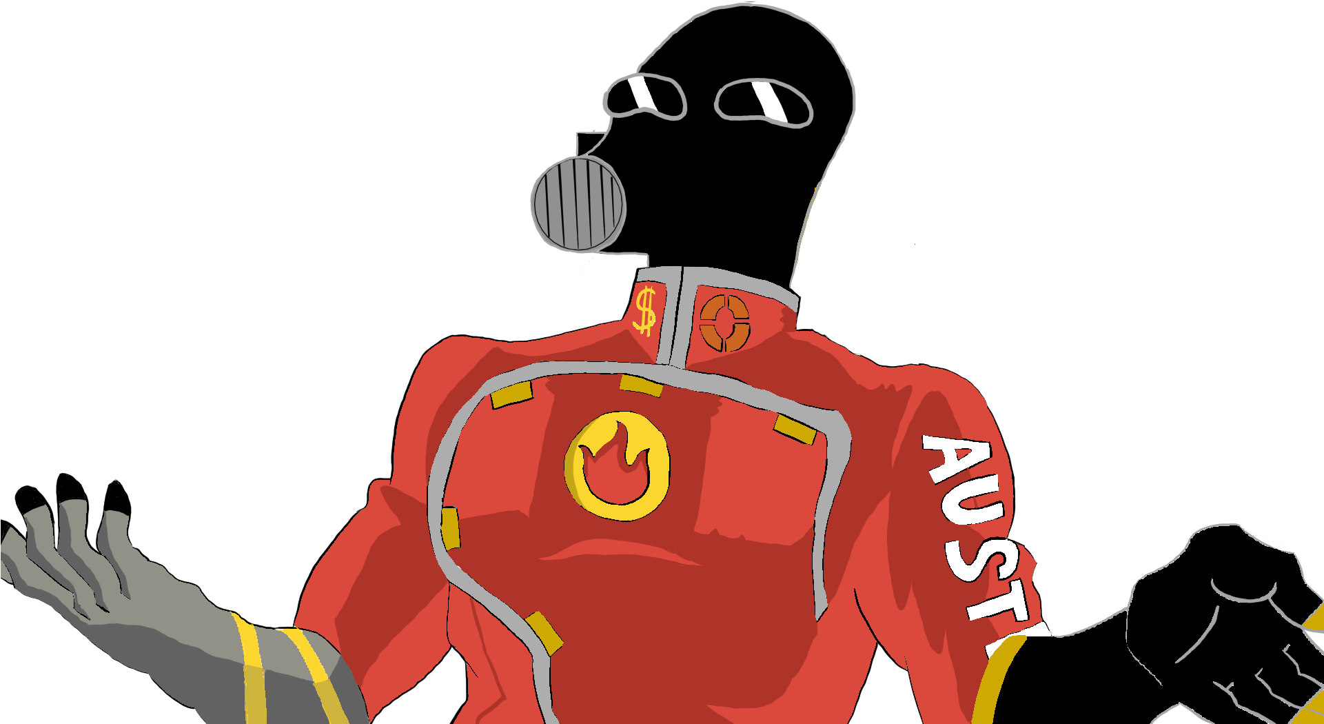 Pyro And Okuyasu Fusioncreation - Illustration (1920x1080), Png Download