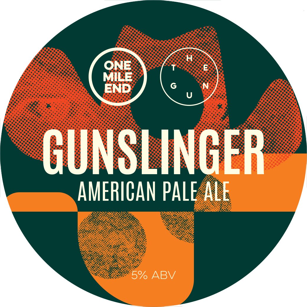 Gunslinger American Pale Ale - Circle (1040x1040), Png Download